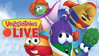 24/7 LIVE 🔴 VeggieTales 🎉 The Super Veggies' Story of Bravery 🎉 500k Subscriber Special!