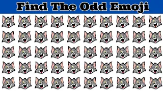 Find The Odd One Out Emoji | Find Odd Emoji Quiz logo quiz challenge part #41 🤯 Mind Blast quiz