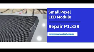 Small pitch LED module Trouble Shooting- Use Pad paper to Repairs Crashed PCB Board and Damage lamp