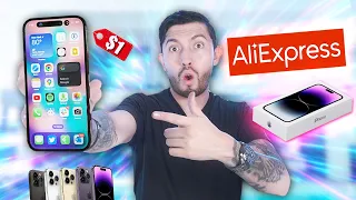 COMPRÉ EL IPHONE 14 PRO MAX EN AliExpress a solo 1$ …. *REAL*