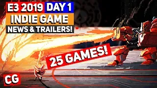Indie Games of E3 2019 Day 1 Recap | News & Trailers | 25 Games! XBOX & Devolver Digital!