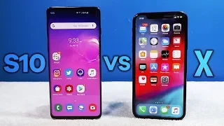 Samsung Galaxy S10 vs iPhone X Speed Test! (Is the X Faster than S10?)