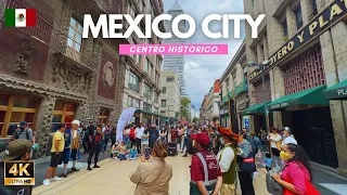 4K WALK MEXICO CITY Centro Histórico virtual walk CDMX Documentary TRAVEL guide 🇲🇽