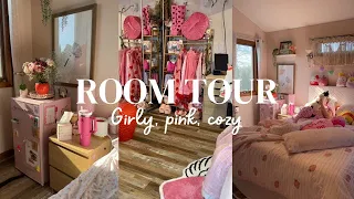 ROOM TOUR *girly, pink, cozy*