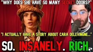 Hasanabi reacts to Cara Delevingne's Mansion Tour