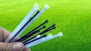 11 Amazing Tricks with Cable Ties that EVERYONE should know ✨