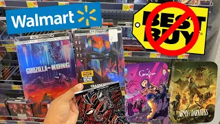 NEW Walmart Exclusive Steelbooks Godzilla vs Kong, Coraline, Venom, Army of Darkness And More!