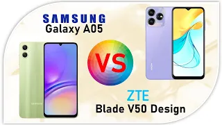 ZTE Blade V50 Design VS Samsung Galaxy A05  | Smartphone 1 Jutaan