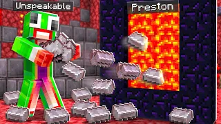 7 Ways to Steal Unspeakable's Netherite! - Minecraft