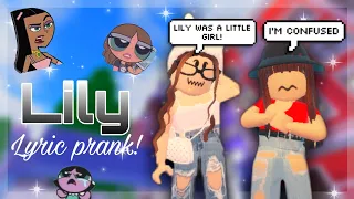 Lily-Alan walker👧✨ || Song Lyric Prank || Roblox