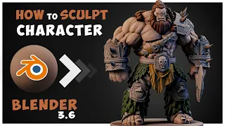 Master 3d Sculpting (Orc Warrior) In Blender: A Step-by-step Character Creation Tutorial!