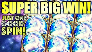 ★SUPER BIG WIN!★ JUST ONE GOOD SPIN IS ALL IT TAKES! MYSTICAL UNICORN Slot Machine (WMS/SG)