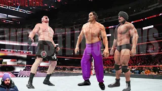 Brock Lesnar vs Dara Singh Great Khali Handicap Match