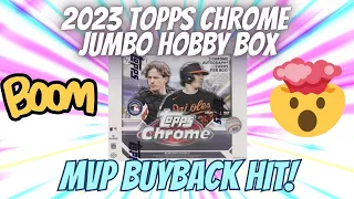 MVP Buyback Hit! 2023 Topps Chrome Jumbo Hobby Box | Coop's Cards