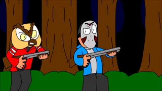 H20Delirious Animated - FINDING BIGFOOT (w/ Vanoss and Ohm)