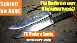 Fällkniven Modern Bowie I Brüchiger Schrott I 800€ Showmesser I Nichts für Einsatz #untermesserung