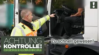 "Da bin ich selber schuld!" 😳 LKW 24 km/h zu schnell | Achtung Kontrolle