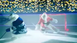 Реклама Пепси - Дед Морозы на льду