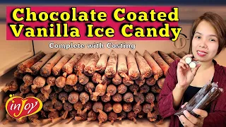 Chocolate Coated Ice Candy Using Injoy Products with Tipid Tips Atbp