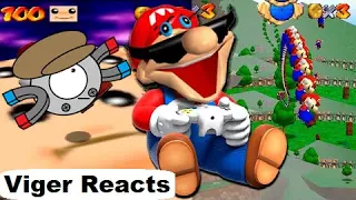 Viger Reacts to SMG4's "Mario Plays Cooked SM64"