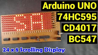 Scrolling Display using Arduino | SDevElectronics