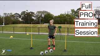 ⚽️FULL PROFESSIONAL TRAINING SESSION😱 | Georgia Yeoman-Dale | Part 1 | Joner Football | IN 4K 🎥🖥