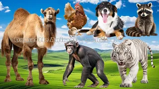 Cute Baby Monkeys: Snail, Dove, Peacock, Badger, Monkey, Tiger | Animal Moments