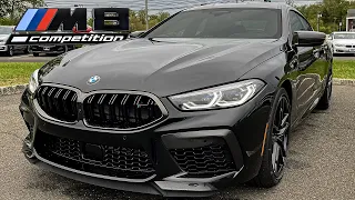 2022 BMW M8 Competition Gran Coupe Walkaround Review + Loud Exhaust Sound Revs