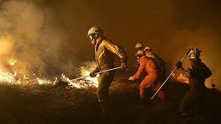 На півночі Іспанії вирують лісові пожежі