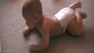 4 Month Old Baby Trying To Crawl