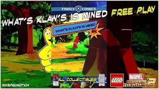 Lego Marvel Superheroes 2: Lvl 4 / What's Klaw's Is Mined FREE PLAY (All Collectibles) - HTG