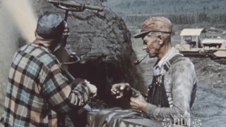 Large mining operation near Fairbanks, Alaska, 1950s