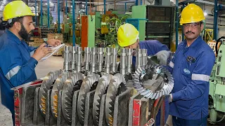 Vehicles Parts Mass Production in a Modern Factory I Crown wheel and Pinion