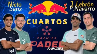 P2 BRUSSELS PREMIER PADEL 2024 CUARTOS | LEBRÓN-NAVARRO VS COKI-NIETO