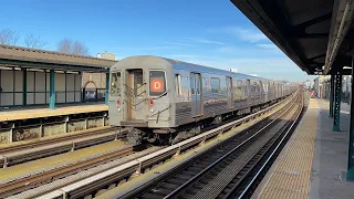 MTA New York City Subway A, B, C, D, E, F, N, & Q Trains In Manhattan & Brooklyn (1/8/21)