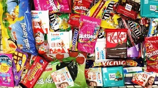 A Lot Of NEW Candy 2018 #40 ASMR / АСМР Покупка Киндер Сюрпризы Маша и медведь, KitKat