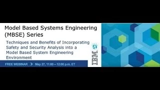 Model Based Systems Engineering Webinar Series Part 1