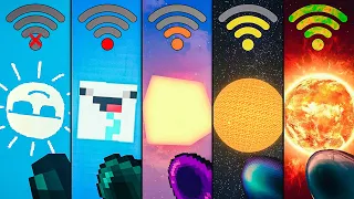Minecraft: sun with different Wi-Fi be like