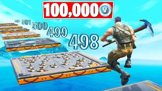 Default DEATHRUN WINNER Gets 100,000 VBucks! (Fortnite Creative Gamemode)