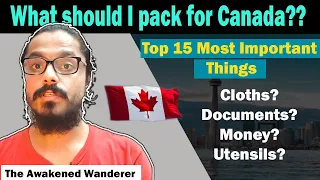 Packing for Canada | Canada packing for international Student | Top 15 Essential Things