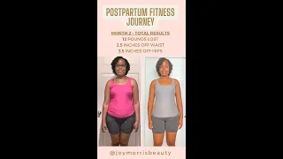 Postpartum Weight Loss Journey Month 2