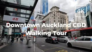 A Walk Around Downtown Auckland CBD New Zealand ASMR