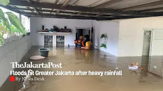 Banjir melanda Jabodetabek setelah hujan deras
