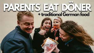 American Parents Eat Turkish Döner + Traditional German Food (What do they think?)