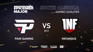 Pain Gaming vs Infamous, EPICENTER Major 2019 SA Closed Quals , bo1 [DotaBurger]