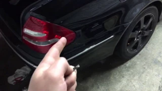 How To Open Mercedes Trunk With Dead Battery And Key Doesn't Work!!!