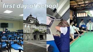 first day in UST *HELP* 🥱 | Jezreel Mae