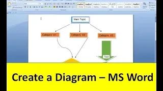 Create a DIAGRAM  - MS WORD