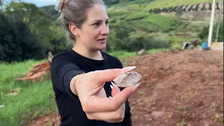 PEDRAS PRECIOSAS NA CHÁCARA E MUITO TRABALHO POR AQUI! | VIDA NA ROÇA |