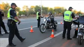 NT Police monitor bikies run